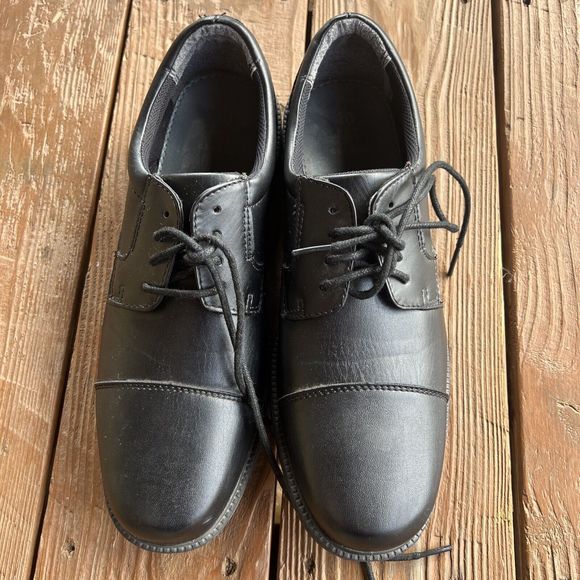Tap Dance Modified / George Comfort Smart Men's Black Oxford Lace Up Size 10 - Picture 1 of 7
